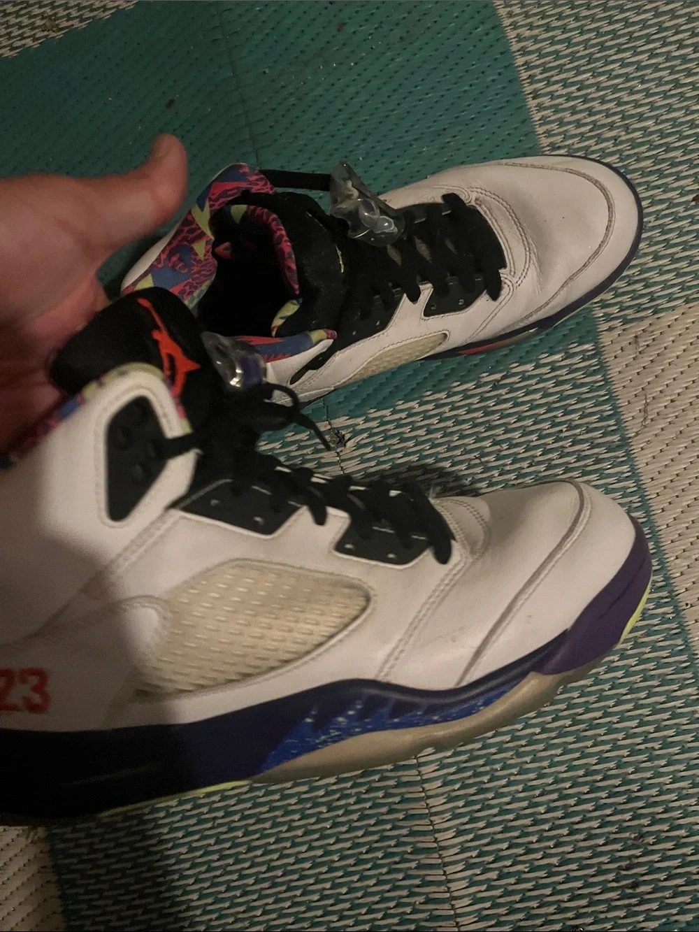 Authentic Air Jordan fives Fresh Prince of Bel-Air size 11